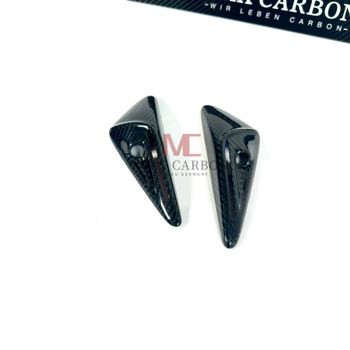 MC MAX CARBON Performance Camera Side Cover Panels in Set for TESLA MODEL 3 MODEL Y