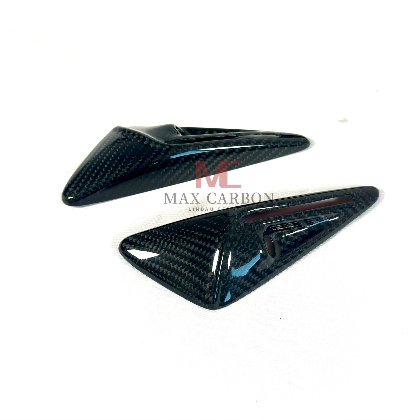 MC MAX CARBON Performance Camera Side Cover Panels in Set for TESLA MODEL 3 MODEL Y