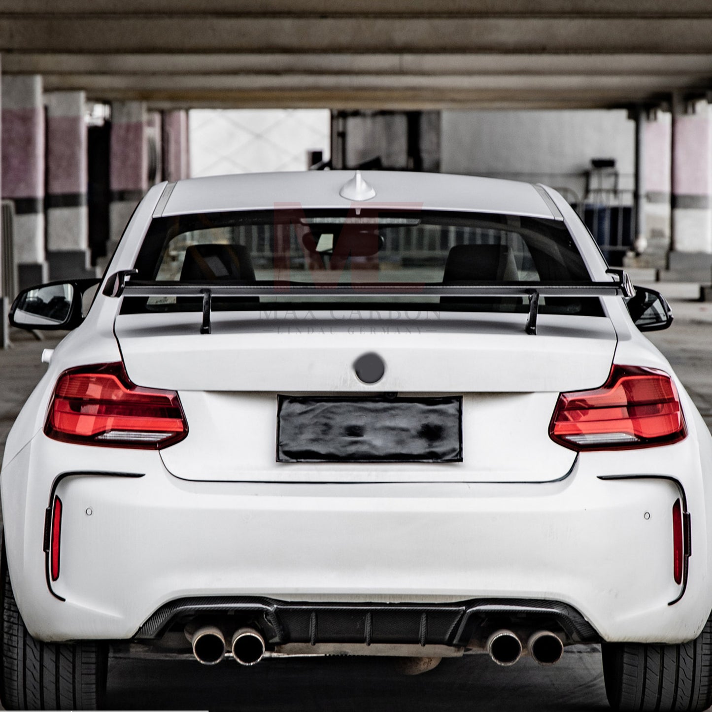 MAX CARBON Performance Dry Carbon Prepreg Rear Wing Spoiler fits for BMW M2 F87 M3 F80 M4 F82