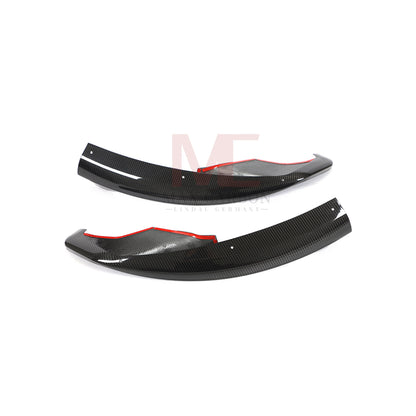 MAX CARBON Dry Carbon Front Lip Flaps suitable for McLaren 570