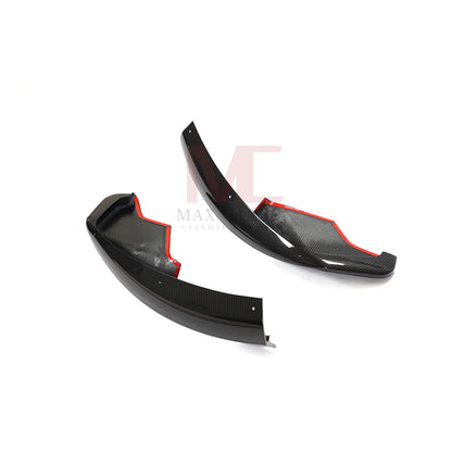 MAX CARBON Dry Carbon Front Lip Flaps suitable for McLaren 570