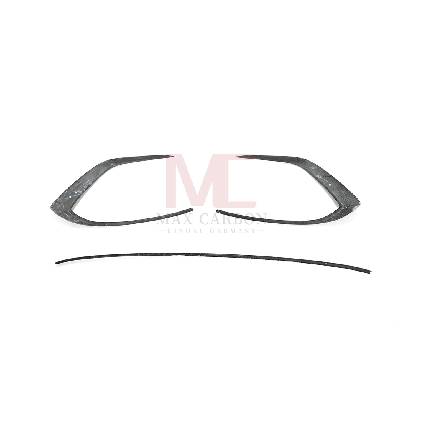 MC Dry Carbon Performance Pare-chocs avant Canards Flaps AERO Flick pour VW Golf MK8 GTI 