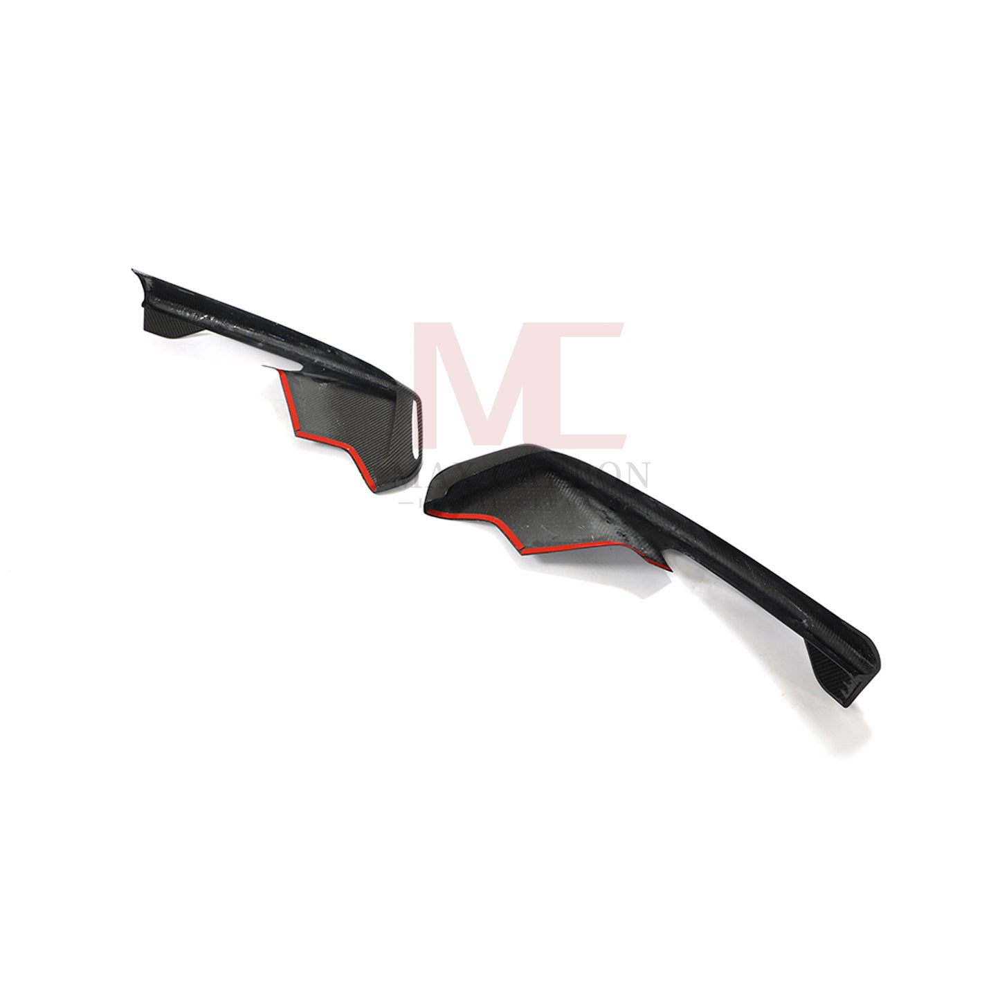 MAX CARBON Dry Carbon Front Lip Flaps suitable for McLaren 570