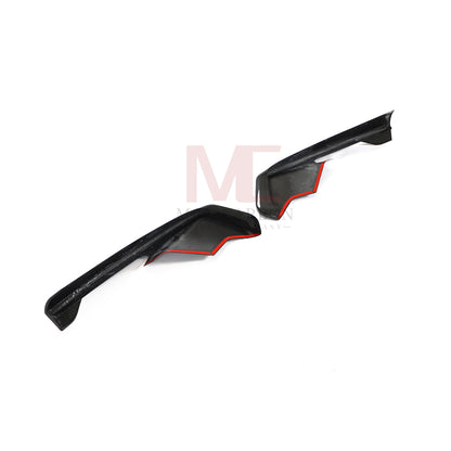 MAX CARBON Dry Carbon Front Lip Flaps suitable for McLaren 570