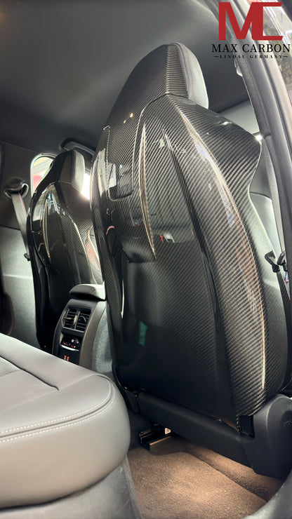 MAX CARBON Complete dry carbon seat replacement suitable for BMW M3 G80 G81 X3M X4M F97 F98 M2 G87 M4 G82 G83 M8 F92 F81 