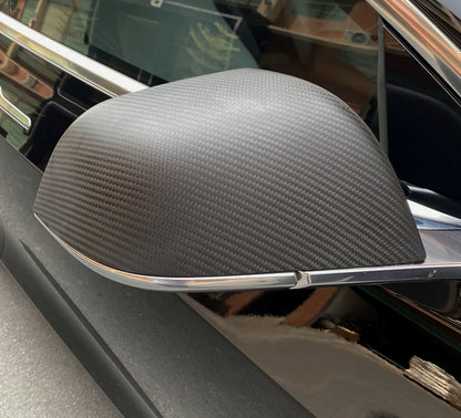 MC MAX CARBON Performance mirror caps for Tesla Model Y