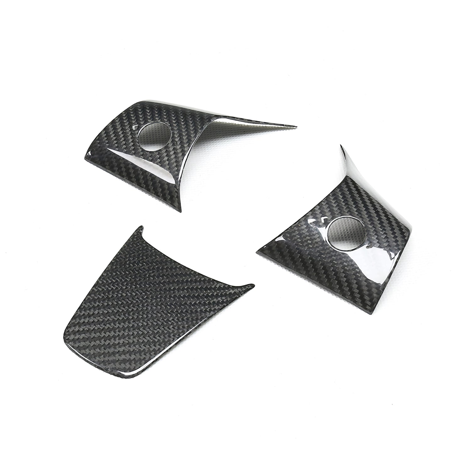 MAX CARBON Performance steering wheel covers Performance in a set for TESLA MODEL 3 MODEL Y