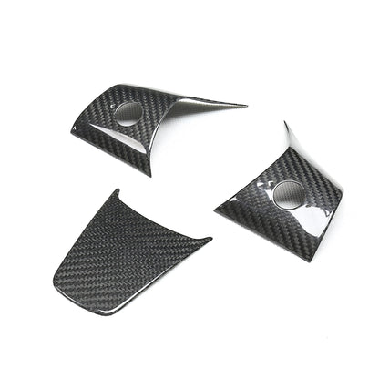 MAX CARBON Performance steering wheel covers Performance in a set for TESLA MODEL 3 MODEL Y