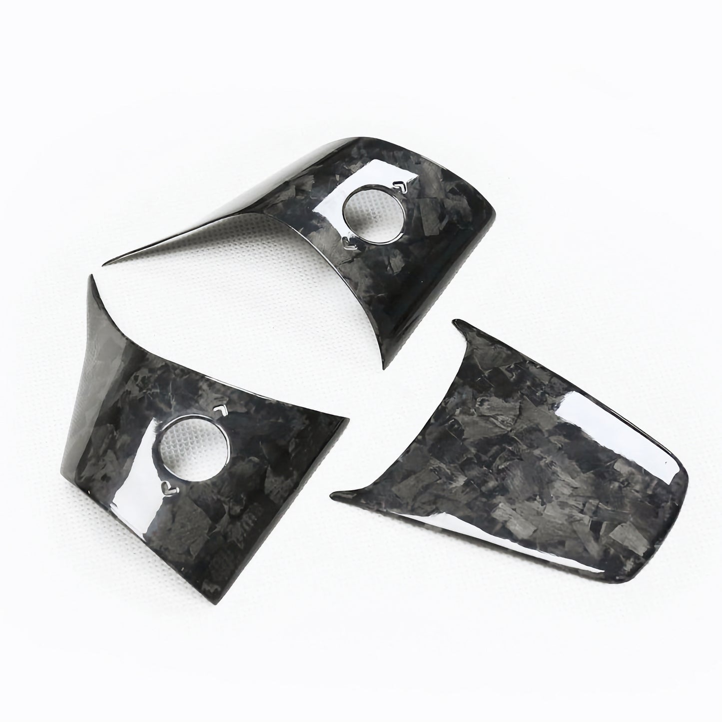 MAX CARBON Performance steering wheel covers Performance in a set for TESLA MODEL 3 MODEL Y