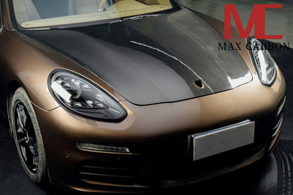 MAX CARBON DRY Carbon bonnet hood suitable for Porsche Panamera 970