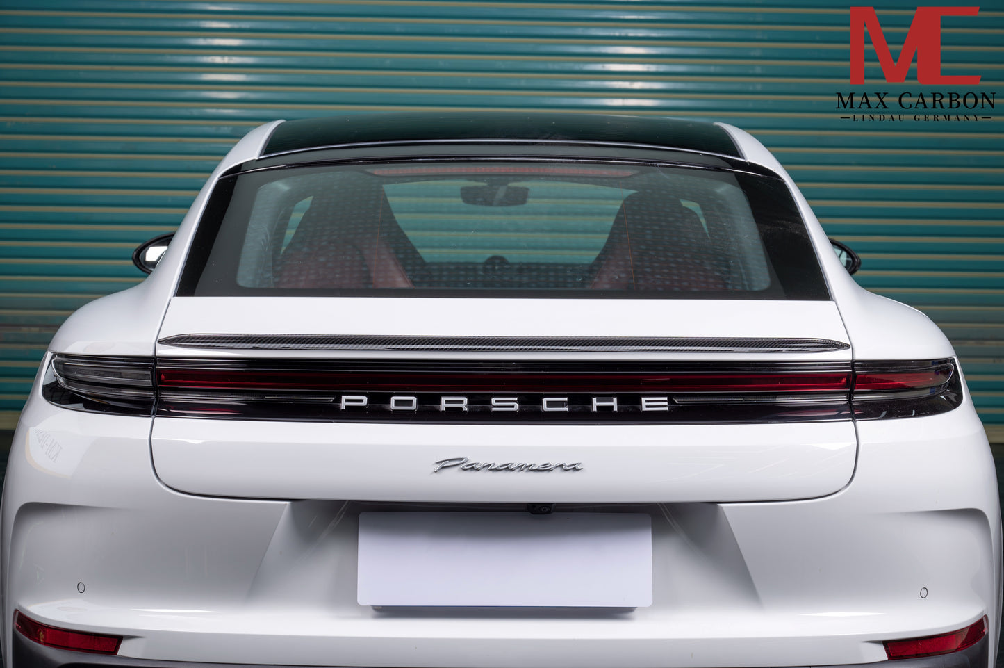 MAX CARBON DRY Carbon rear lip spoiler suitable for Porsche Panamera 976 4S