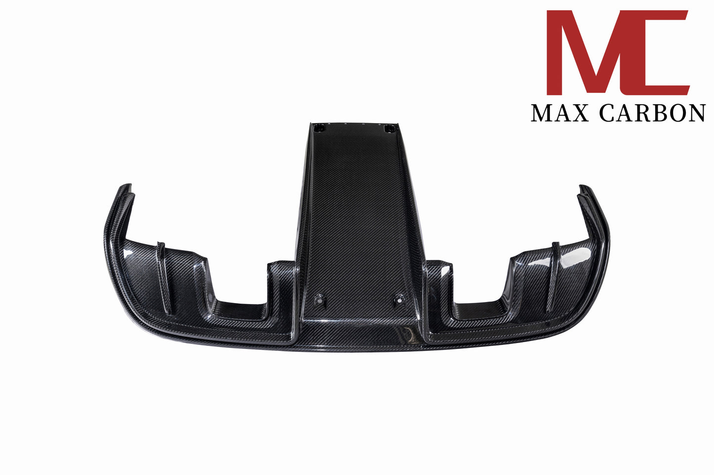 MAX CARBON DRY Carbon rear diffuser replacement diffuser suitable for Porsche 718 982 Cayman Boxster only GT4 and Spyder 