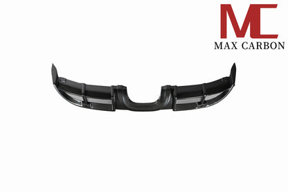 MAX CARBON DRY Carbon rear diffuser replacement diffuser suitable for Porsche 718 982 Cayman Boxster 