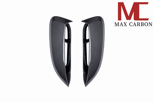 MAX CARBON DRY Carbon air intakes side replacement suitable for Porsche 718 982 Cayman Boxster 