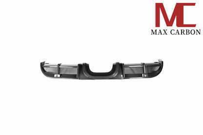 MAX CARBON DRY Carbon rear diffuser replacement diffuser suitable for Porsche 718 982 Cayman Boxster 