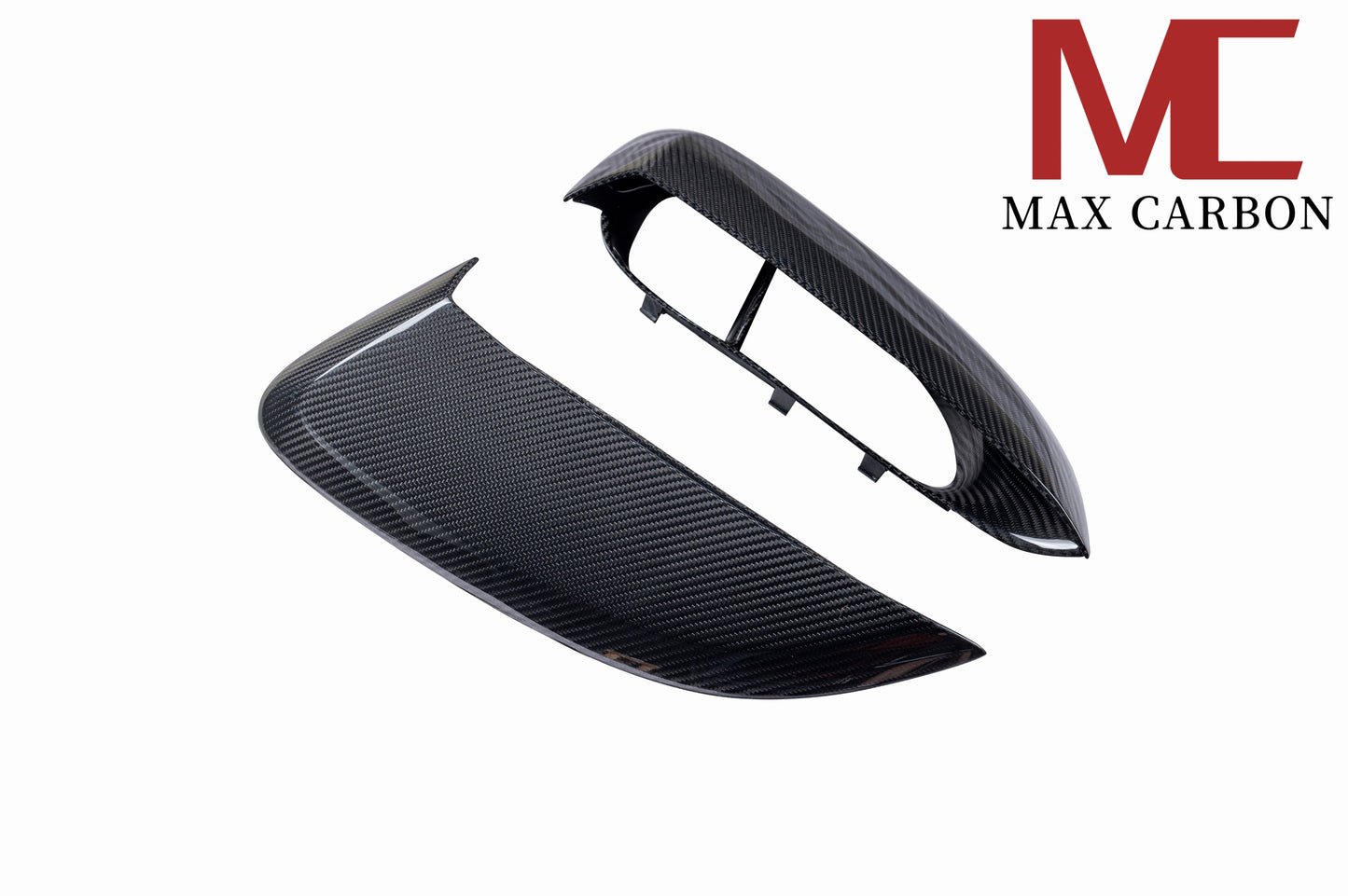 MAX CARBON DRY Carbon air intakes side replacement suitable for Porsche 718 982 Cayman Boxster 