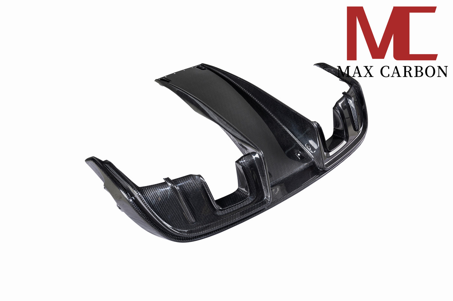 MAX CARBON DRY Carbon rear diffuser replacement diffuser suitable for Porsche 718 982 Cayman Boxster only GT4 and Spyder 