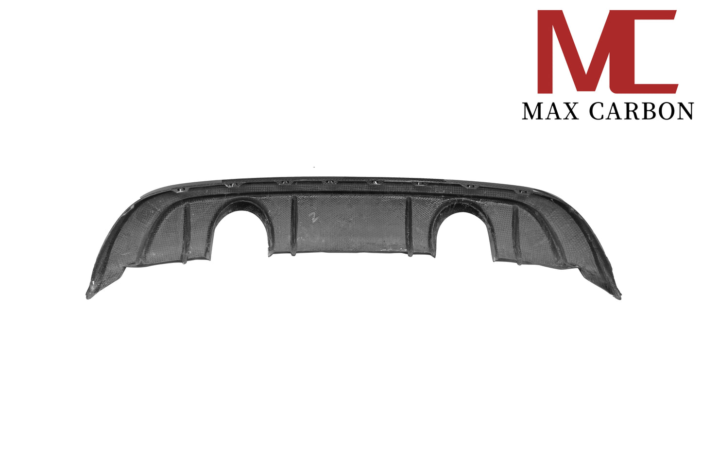 MAX CARBON DRY Carbon rear diffuser replacement diffuser suitable for Porsche 718 982 Cayman Boxster S GTS including exhaust covers in black