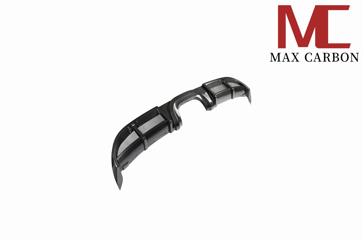 MAX CARBON DRY Carbon rear diffuser replacement diffuser suitable for Porsche 718 982 Cayman Boxster 