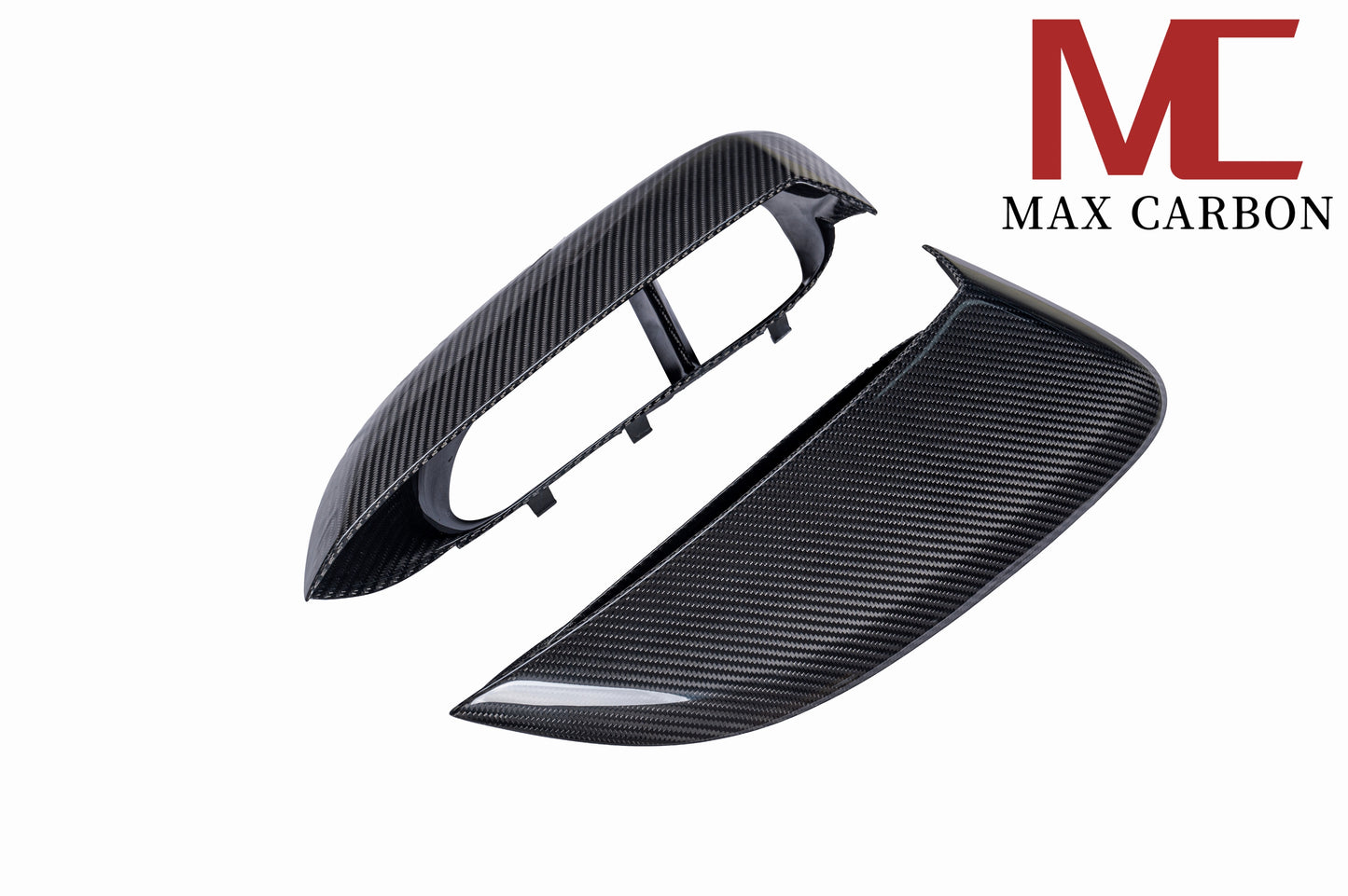 MAX CARBON DRY Carbon air intakes side replacement suitable for Porsche 718 982 Cayman Boxster 