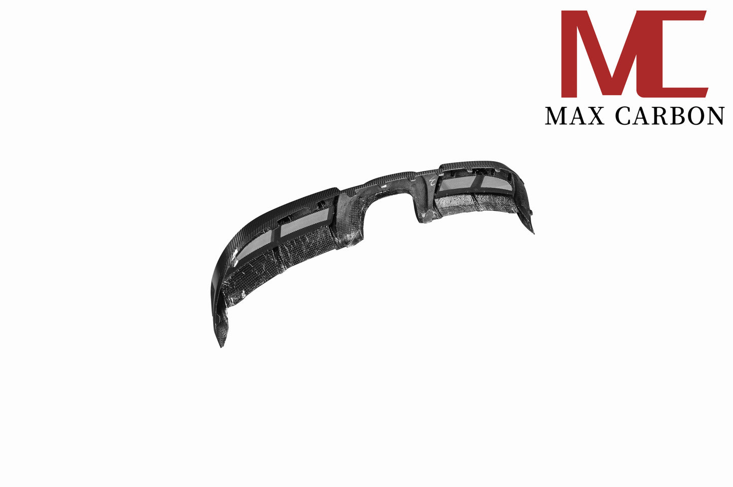 MAX CARBON DRY Carbon rear diffuser replacement diffuser suitable for Porsche 718 982 Cayman Boxster 