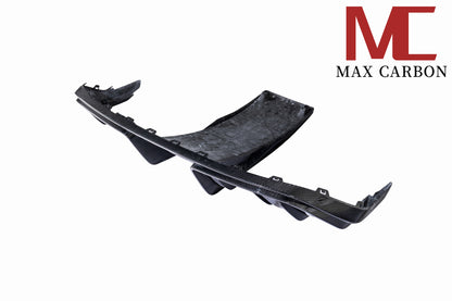 MAX CARBON DRY Carbon rear diffuser replacement diffuser suitable for Porsche 718 982 Cayman Boxster only GT4 and Spyder 