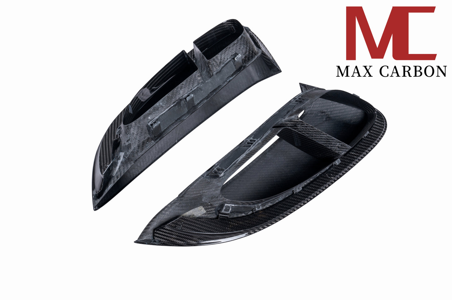 MAX CARBON DRY Carbon air intakes side replacement suitable for Porsche 718 982 Cayman Boxster 