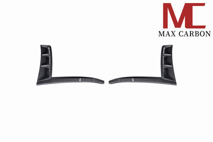 MAX CARBON DRY Carbon front lip replacement suitable for Porsche 718 982 Cayman Boxster only GT4 and Spyder 