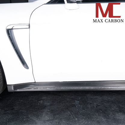 MAX CARBON DRY CARBON side skirts suitable for Porsche Panamera 970