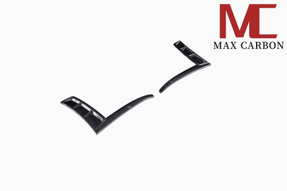 MAX CARBON DRY Carbon front lip replacement suitable for Porsche 718 982 Cayman Boxster only GT4 and Spyder 