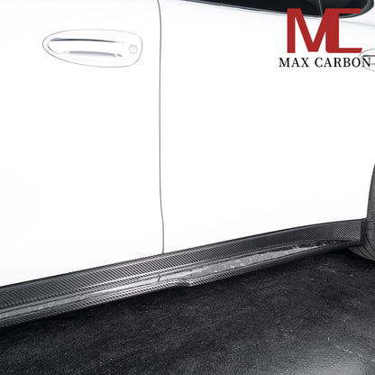 MAX CARBON DRY CARBON side skirts suitable for Porsche Panamera 970