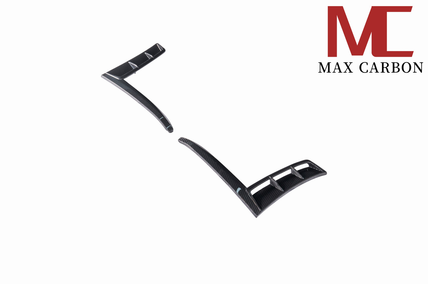 MAX CARBON DRY Carbon front lip replacement suitable for Porsche 718 982 Cayman Boxster only GT4 and Spyder 