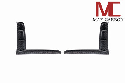 MAX CARBON DRY Carbon front lip replacement suitable for Porsche 718 982 Cayman Boxster only GT4 and Spyder 