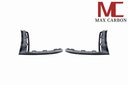 MAX CARBON DRY Carbon front lip replacement suitable for Porsche 718 982 Cayman Boxster only GT4 and Spyder 