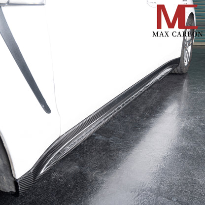 MAX CARBON DRY CARBON side skirts suitable for Porsche Panamera 970