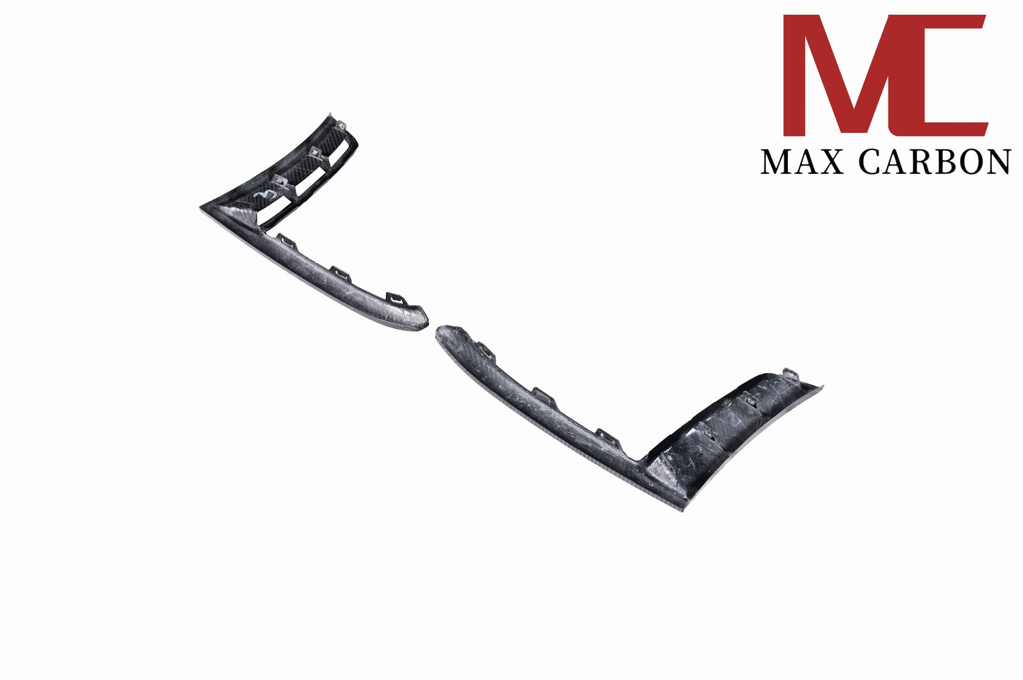 MAX CARBON DRY Carbon front lip replacement suitable for Porsche 718 982 Cayman Boxster only GT4 and Spyder 