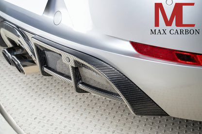 MAX CARBON DRY Carbon rear diffuser replacement diffuser suitable for Porsche 718 982 Cayman Boxster 