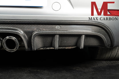 MAX CARBON DRY Carbon rear diffuser replacement diffuser suitable for Porsche 718 982 Cayman Boxster 