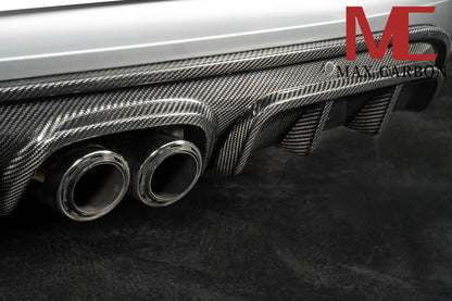 MAX CARBON DRY Carbon rear diffuser replacement diffuser suitable for Porsche 718 982 Cayman Boxster 