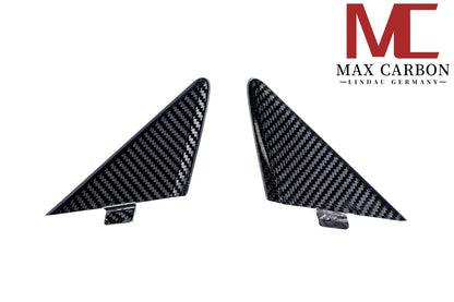 MAX CARBON Dry Carbon Performance Window Corner A Pillar Replacement for Porsche 911 991 981 982 Cayman Boxster 