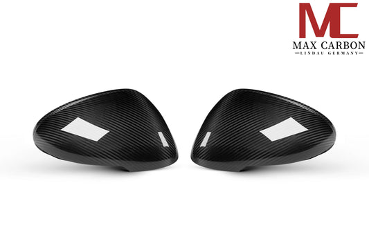 MC Performance MAX CARBON replacement mirror caps for Porsche Macan 95B GTS Turbo S