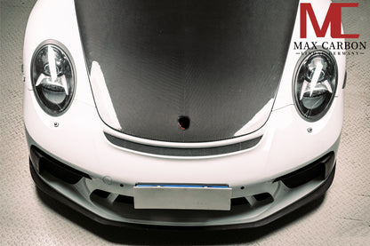 MAX CARBON DRY Carbon bonnet hood suitable for Porsche 911 991