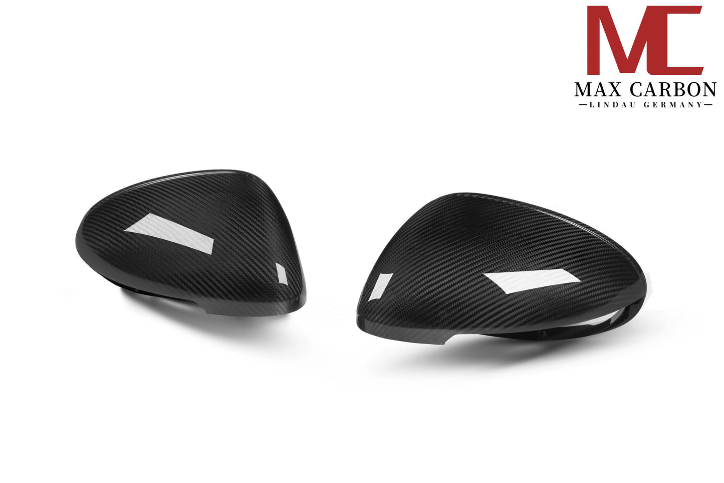 MC Performance MAX CARBON replacement mirror caps for Porsche Macan 95B GTS Turbo S