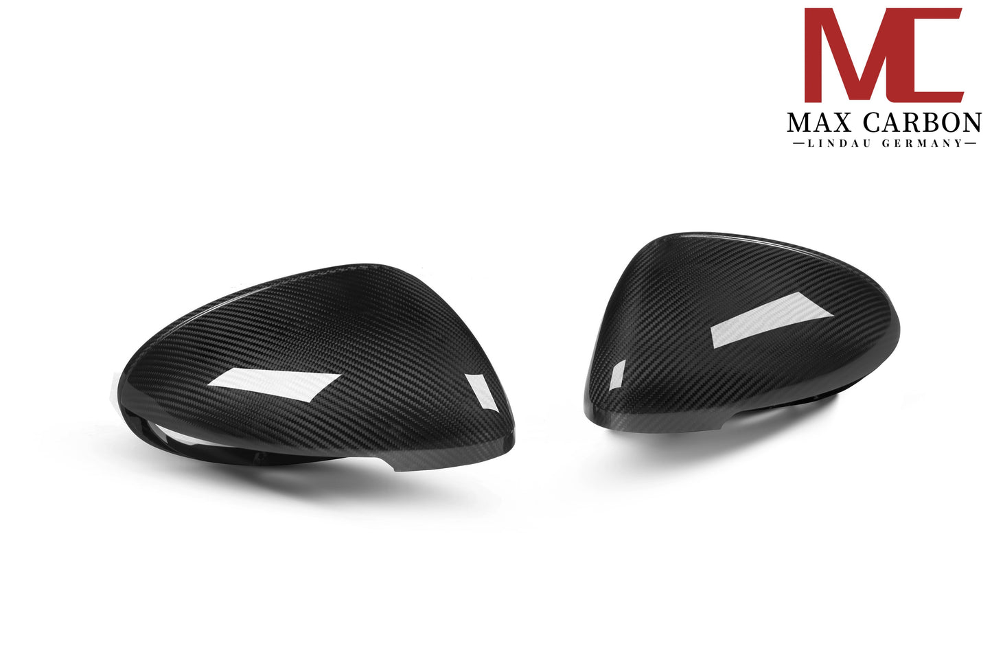 MC Performance MAX CARBON replacement mirror caps for Porsche Macan 95B GTS Turbo S