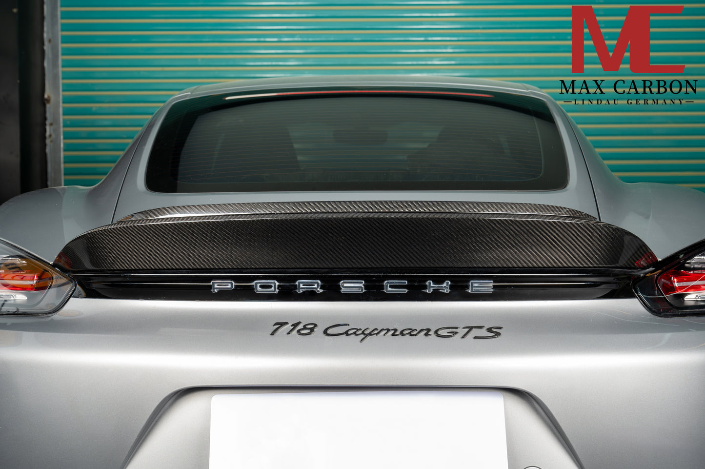 MAX CARBON DRY Carbon Spoiler Rear Spoiler suitable for Porsche 718 982 Cayman Boxster