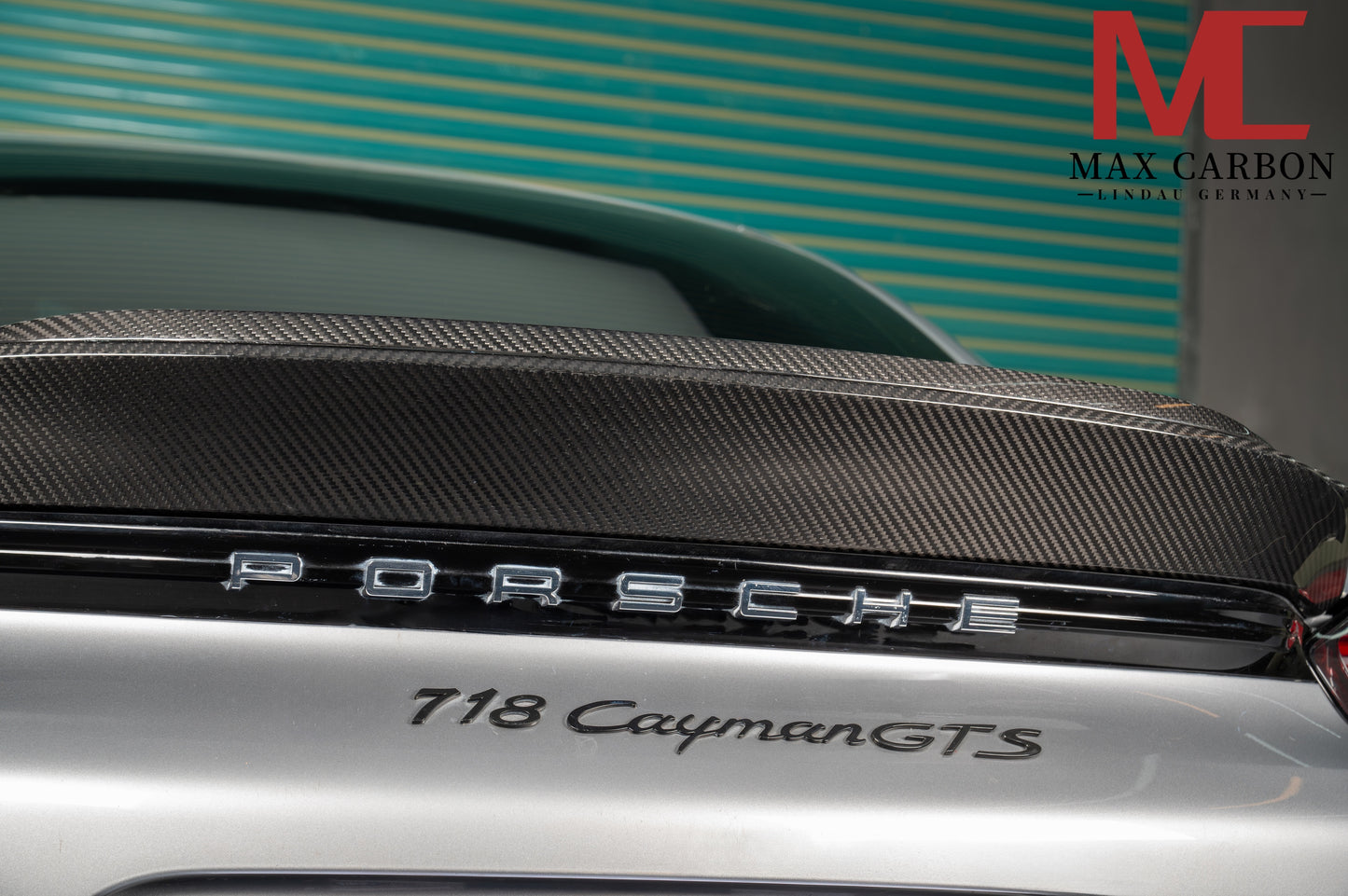 MAX CARBON DRY Carbon Spoiler Rear Spoiler suitable for Porsche 718 982 Cayman Boxster