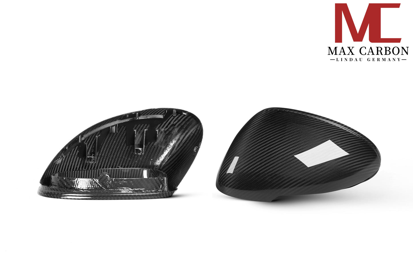 MC Performance MAX CARBON replacement mirror caps for Porsche Macan 95B GTS Turbo S
