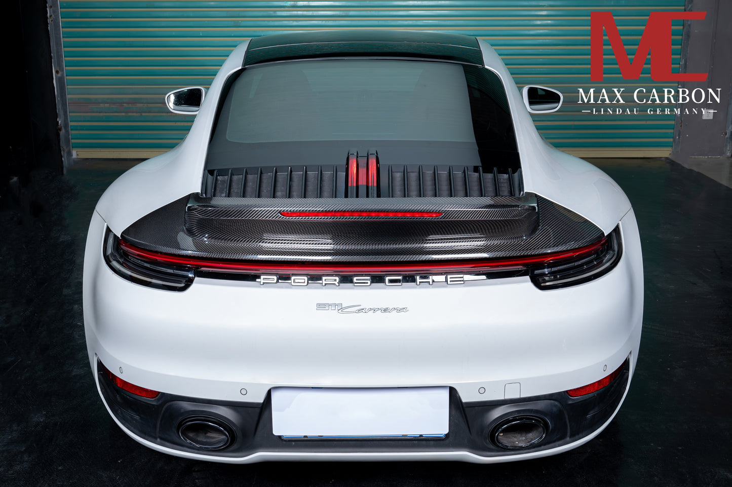 MAX CARBON Rear Wing Spoiler Replacement for Porsche 911 992 Carrera 4 S 4S Targa 4S