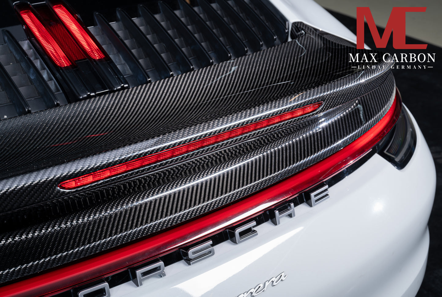 MAX CARBON Rear Wing Spoiler Replacement for Porsche 911 992 Carrera 4 S 4S Targa 4S