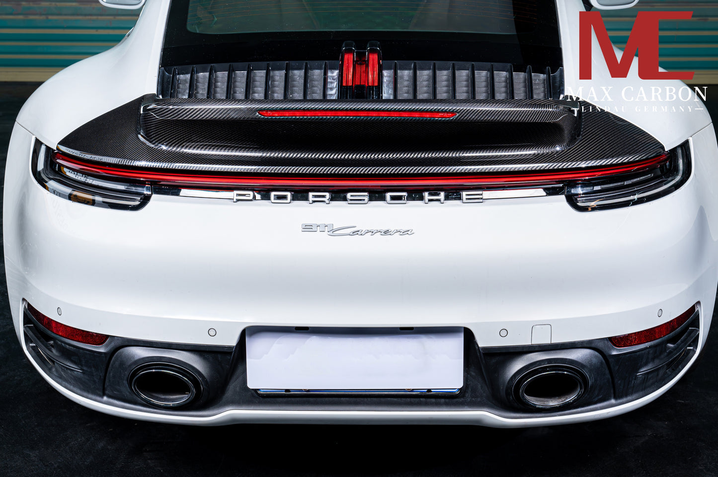 MAX CARBON Rear Wing Spoiler Replacement for Porsche 911 992 Carrera 4 S 4S Targa 4S